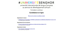 Desktop Screenshot of continue.senghor.refer.org